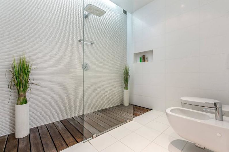 Salle de bain blanche - Design d'intérieur 2021