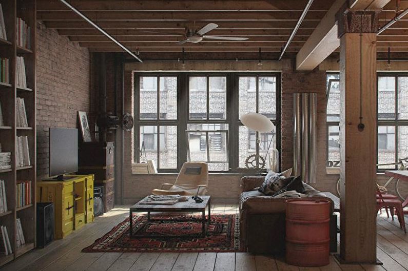 Design d'intérieur de style loft - Mobilier