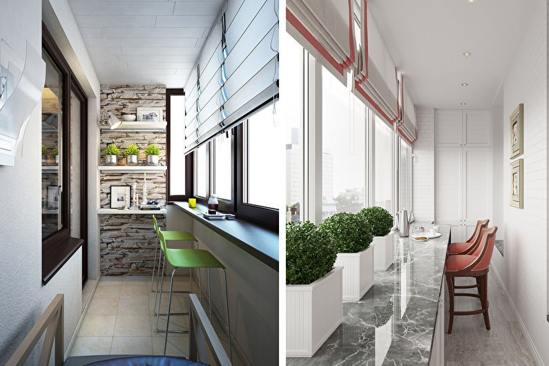 Combiner balcon et cuisine - Design d'intérieur