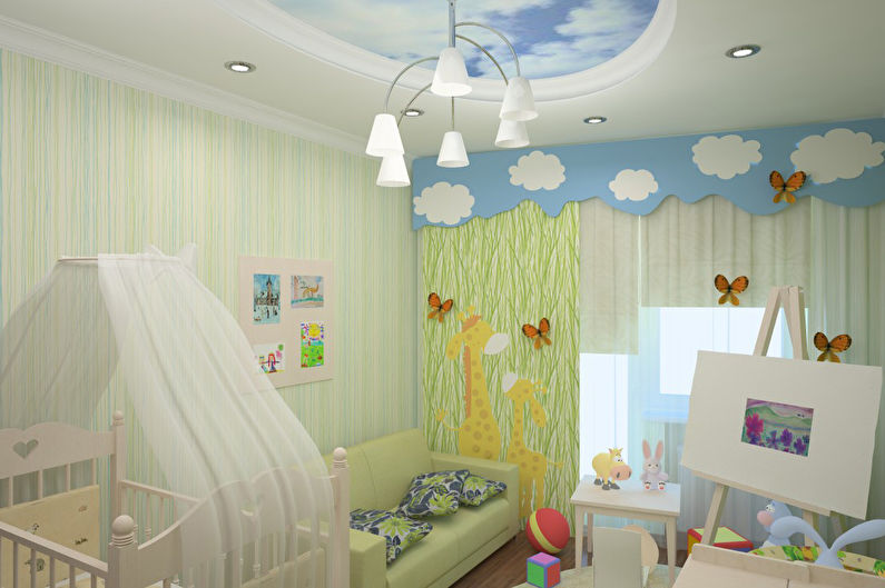 Conception d'une chambre d'enfants pour un garçon de moins de 3 ans