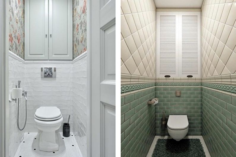 Petite toilette de style provençal - Design d'intérieur