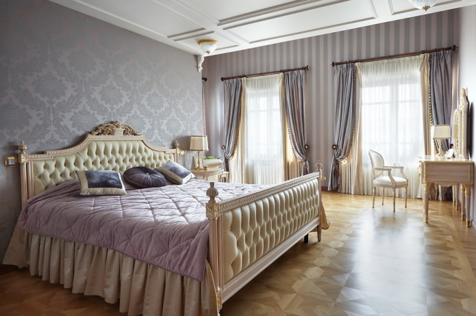 couleurs de la chambre dans un style classique