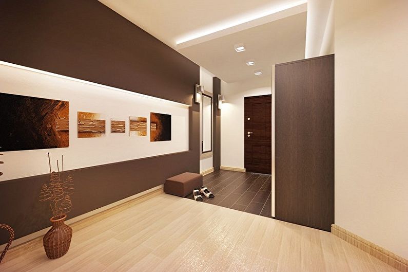 Couloir moderne - Design d'intérieur