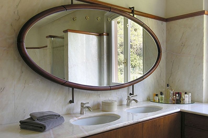 Miroir de salle de bain - Formes et tailles