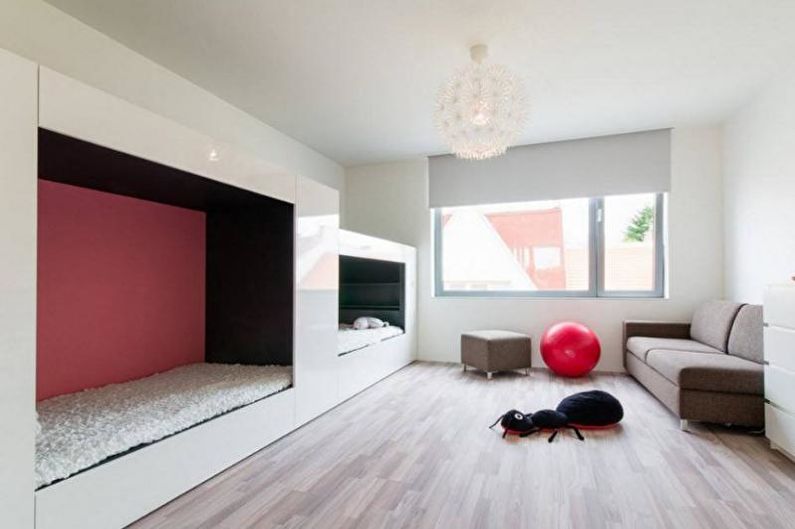 Chambre d'adolescent minimaliste - Design d'intérieur