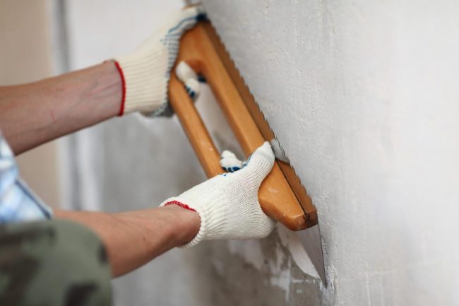 Préparation des murs pour la peinture