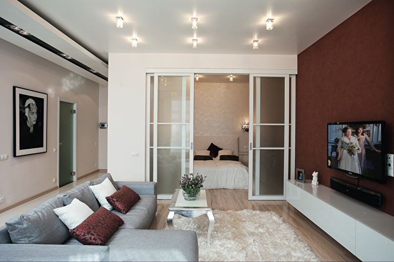Séjour 16 m²  dans un style moderne - Design d'intérieur