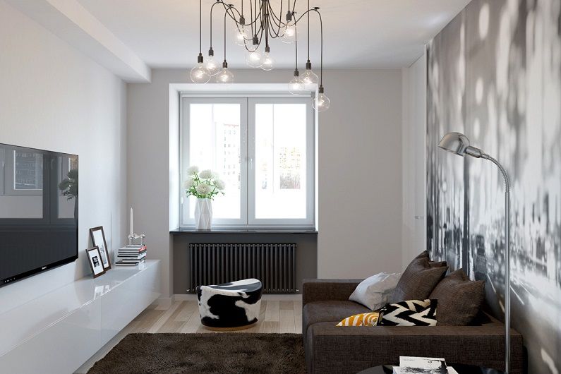 Séjour 16 m²  dans un style moderne - Design d'intérieur