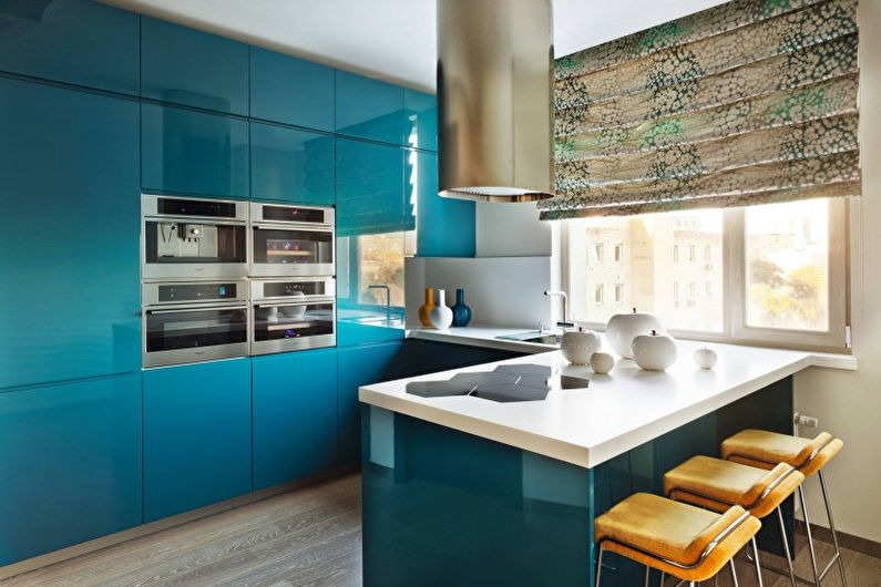 Cuisine Turquoise Moderne - Design d'intérieur