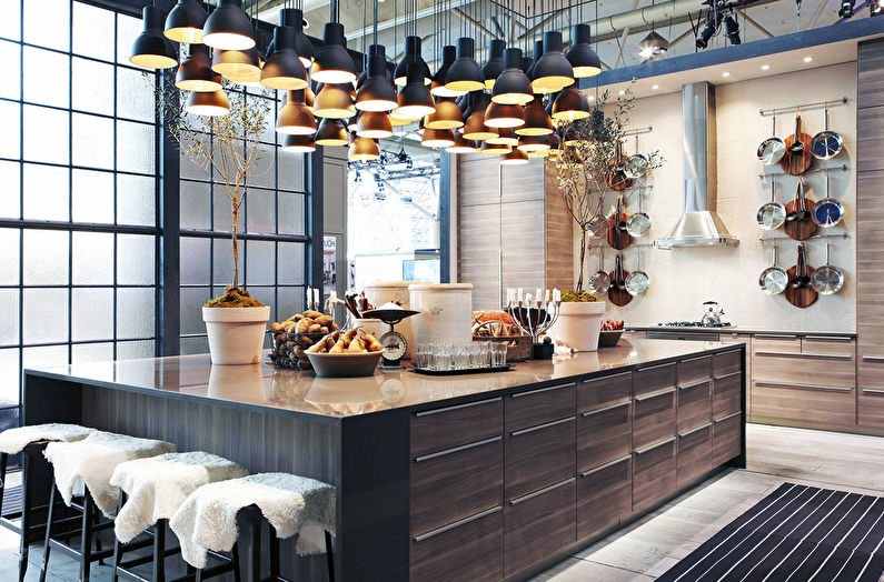 Cuisine 20 m²  style fusion - Design d'intérieur