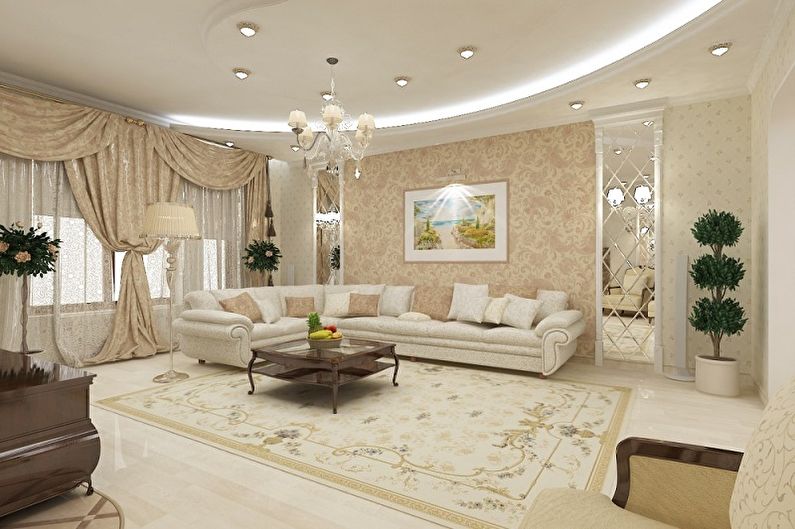 Design d'appartement de style classique - Caractéristiques