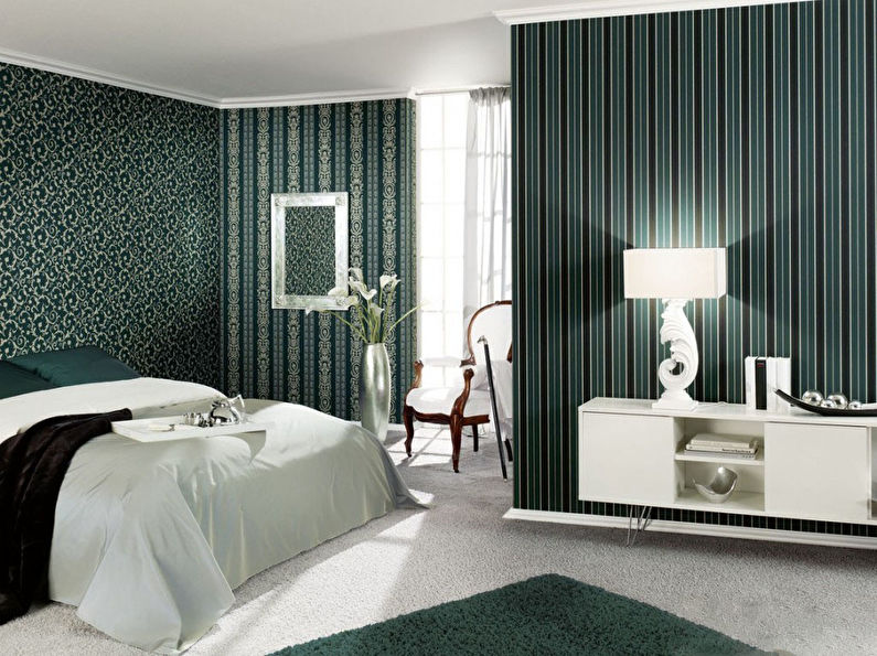 Combinaison de papiers peints dans la chambre à coucher - Companion Wallpaper