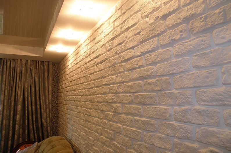 Types de briques décoratives pour la décoration intérieure - Briques de plâtre