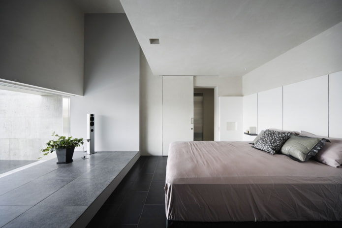 finir la chambre dans un style minimaliste