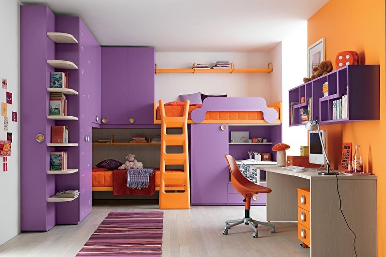 Violet avec orange - À quelles couleurs le violet correspond-il