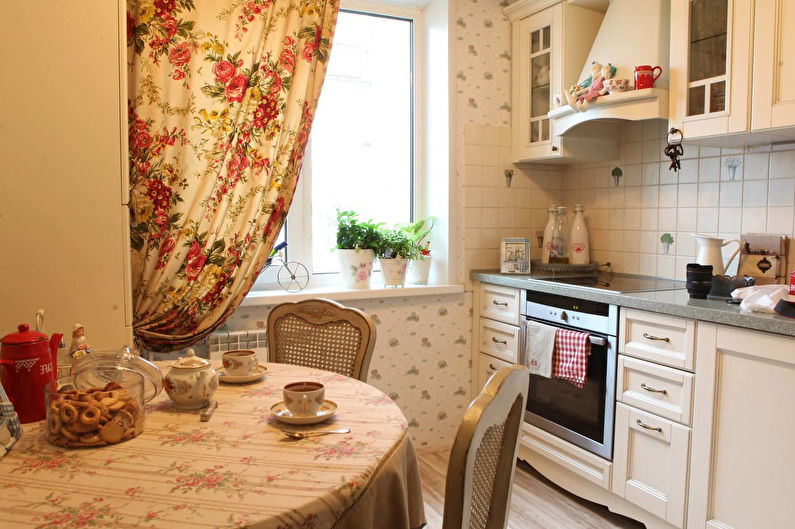Cuisine 7 m²  Style provençal - Décoration d'intérieur