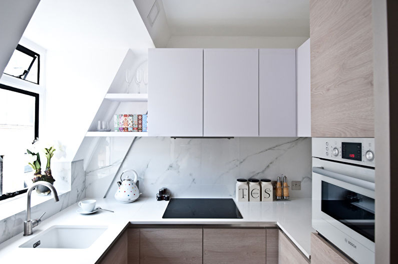 Conception de cuisine 7 m²  - Palette claire