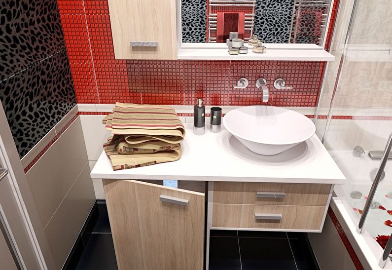 Conception de salle de bain 4 m²  - Plomberie