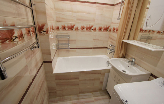 salle de bain partagée dans l'appartement de Khrouchtchev