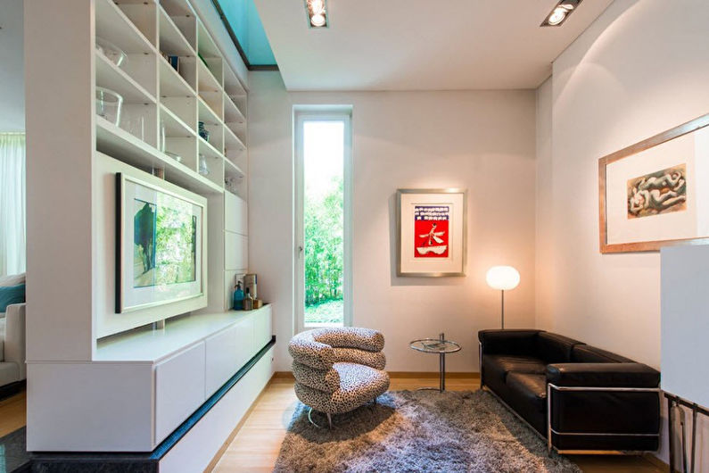 Séjour 17 m²  dans un style moderne - Design d'intérieur