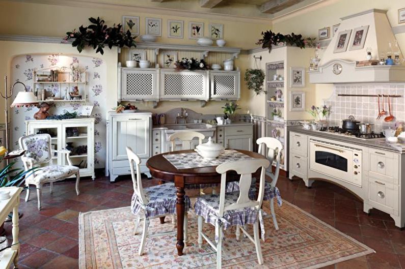 Cuisine - Conception d'appartement de style provençal