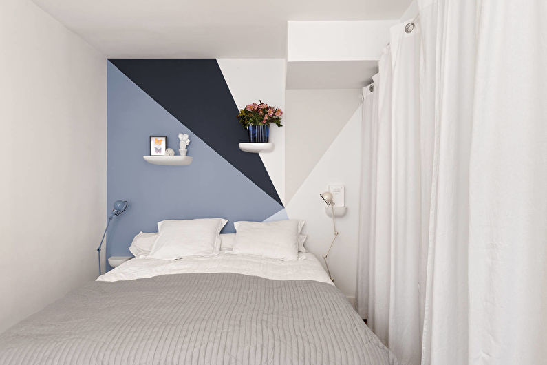Chambre blanche 10 m²  - Design d'intérieur
