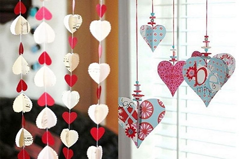 Comment décorer un appartement le 14 février - Valentine Garlands