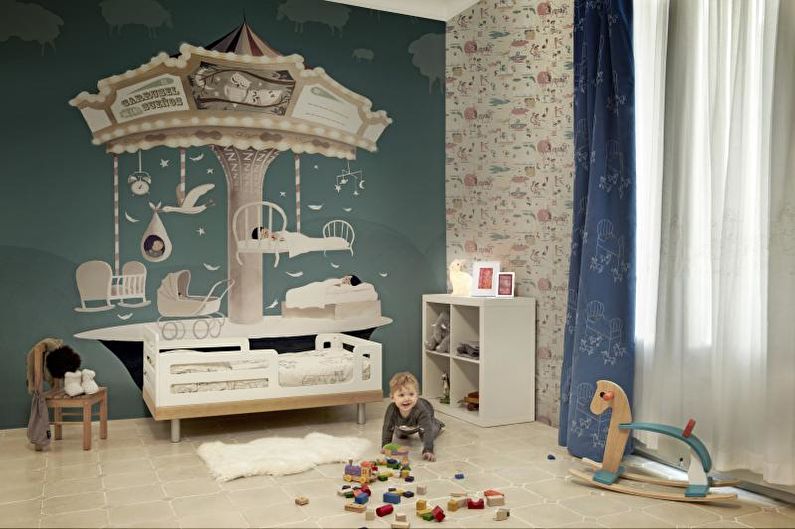 Papier peint pour chambre d'enfant - Comment choisir un papier peint pour un appartement