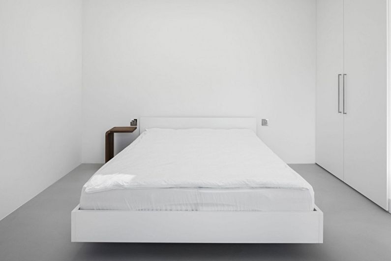 Conception de la chambre 9 m²  - Couleur blanche