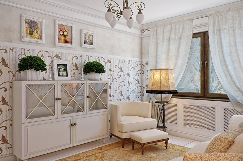 Séjour 15 m²  Style provençal - Décoration d'intérieur