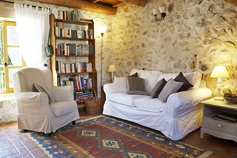 Séjour 15 m²  Style provençal - Décoration d'intérieur