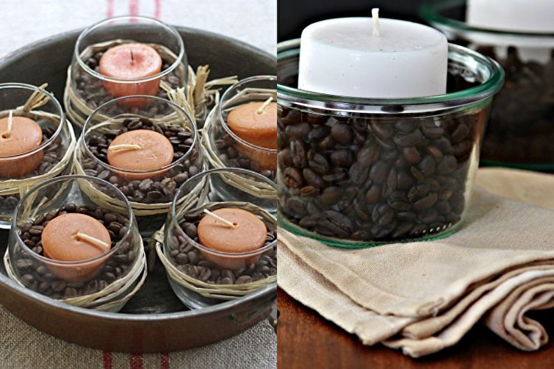Bougie à café - Bougies décoratives DIY