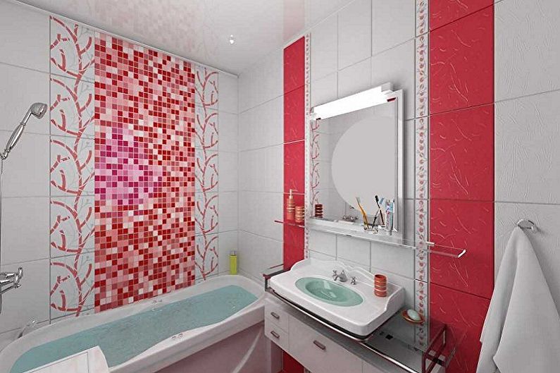 Conception de salle de bain 5 m²  - Solutions couleur