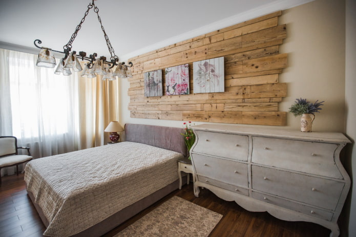 meubler une chambre dans un style campagnard rustique