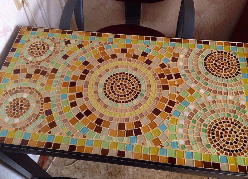 Mosaïque - DIY déco de table ancienne