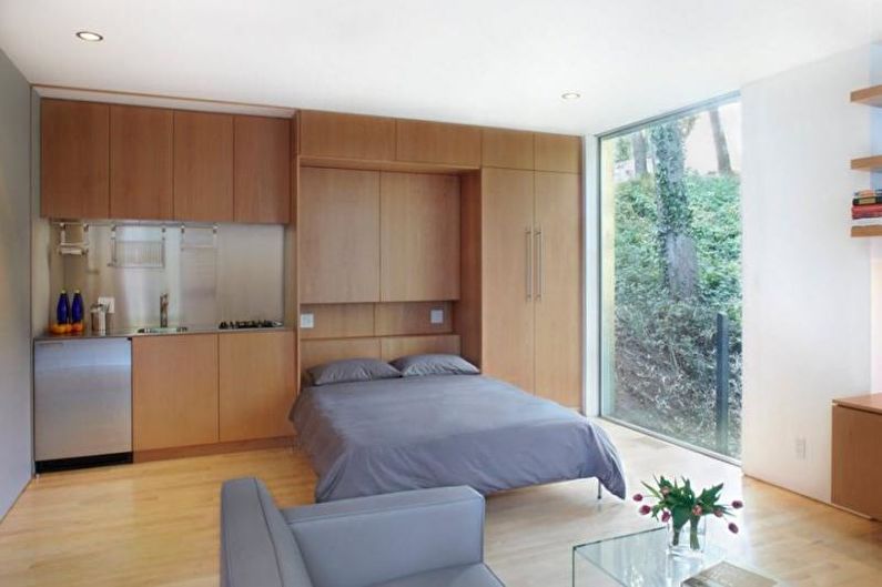Petit appartement dans le style du minimalisme - Design d'intérieur