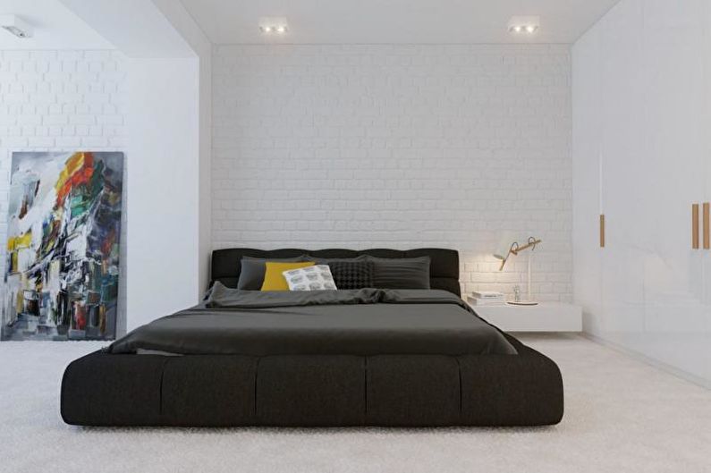 Design d'intérieur de chambre minimaliste - photo