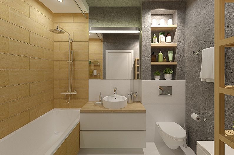Conception de salle de bain 6 m²  (85 images)
