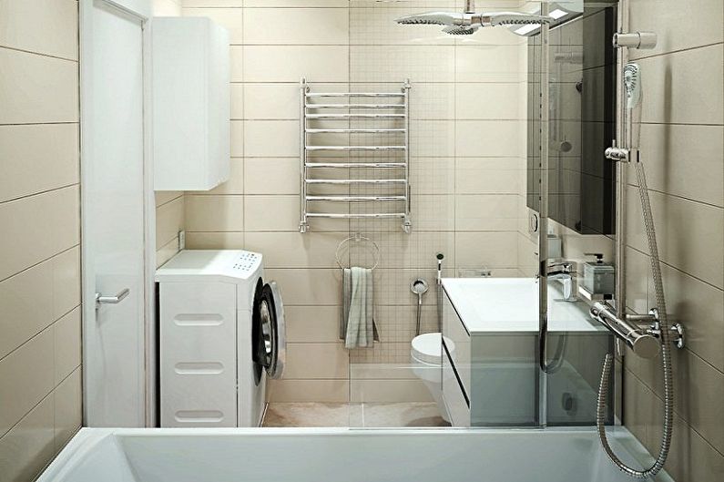 Salle de bain 5 m² : idées déco (90 photos)
