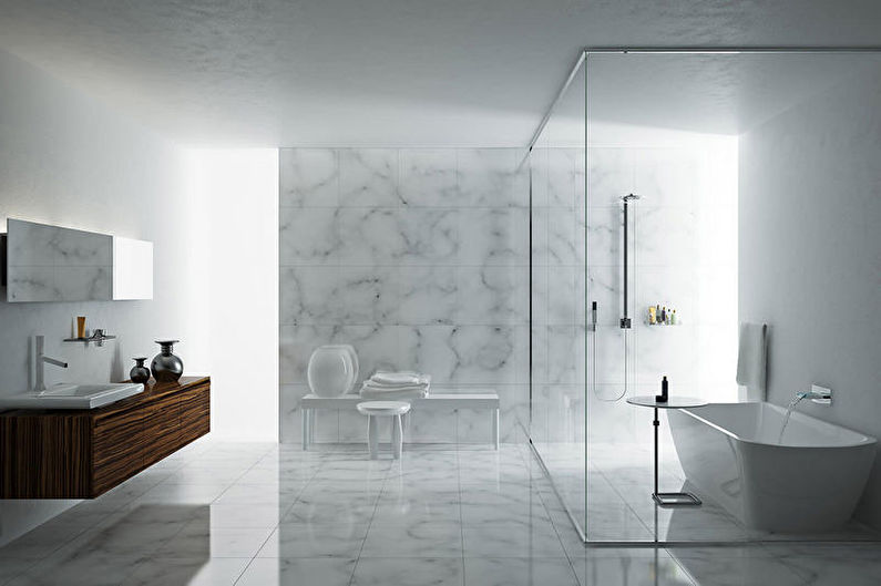 Salle de bain dans le style du minimalisme: idées de design (90 photos)
