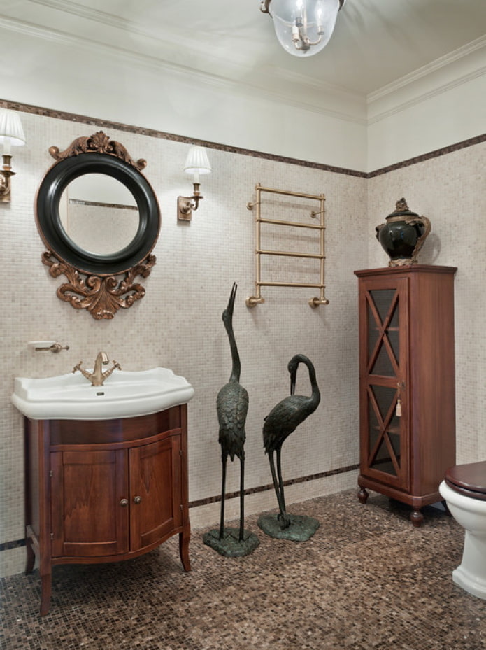 meuble de salle de bain classique