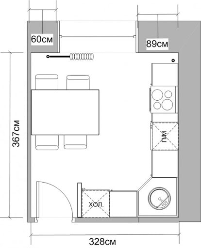disposition des meubles 11 m²