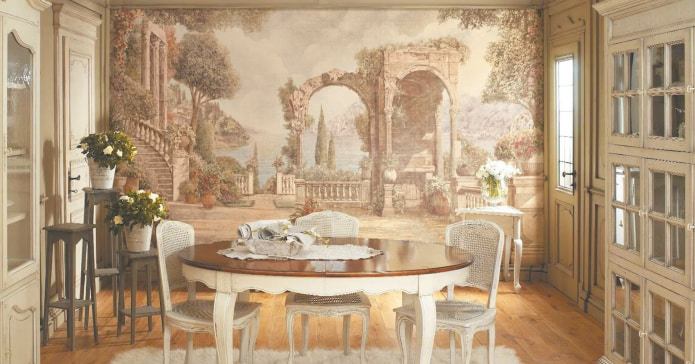 Salle à manger de style provençal