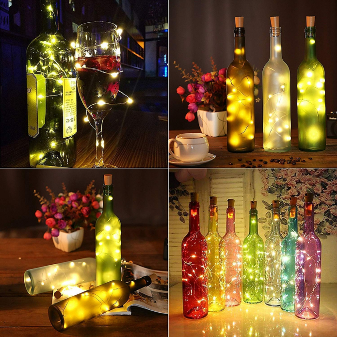 une sélection d'idées d'éclairage de bouteilles