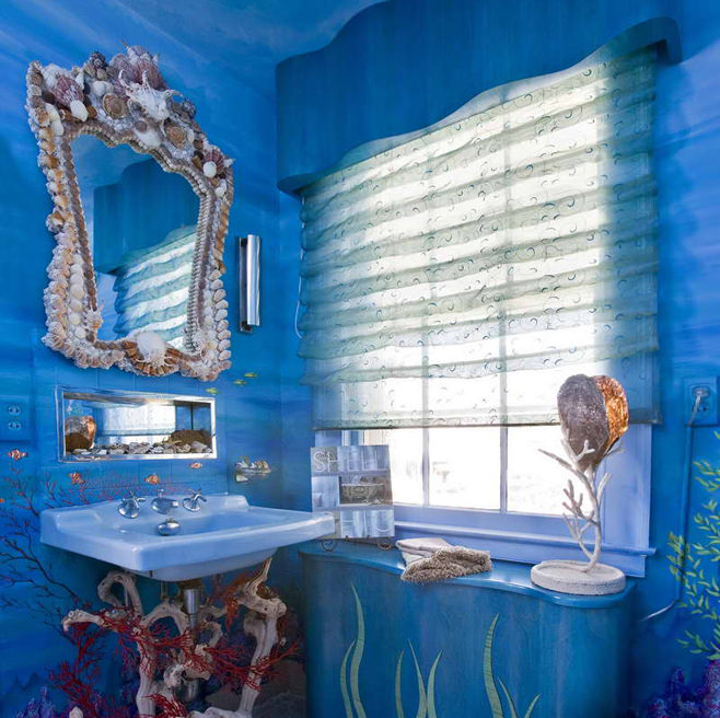salle de bain de style nautique
