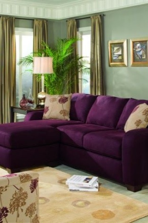 Canapé violet